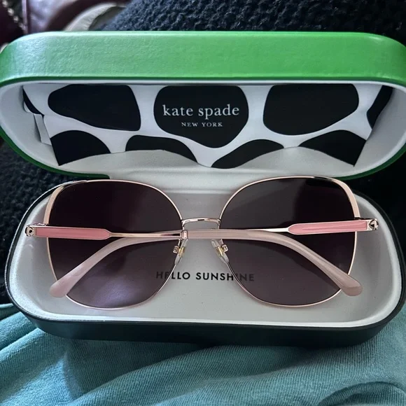 Kate Spade Rose Gold Sunglasses - Picture 4 of 6